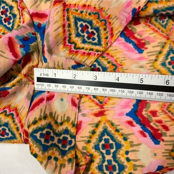 NEW! Band Of Gypsies Romper Large Rainbow Psychedelic Boho Adjustable Straps - Picture 9 of 16